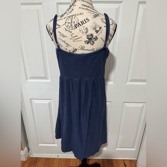 Short blue dress Medium $5 final - Picture 3 of 4